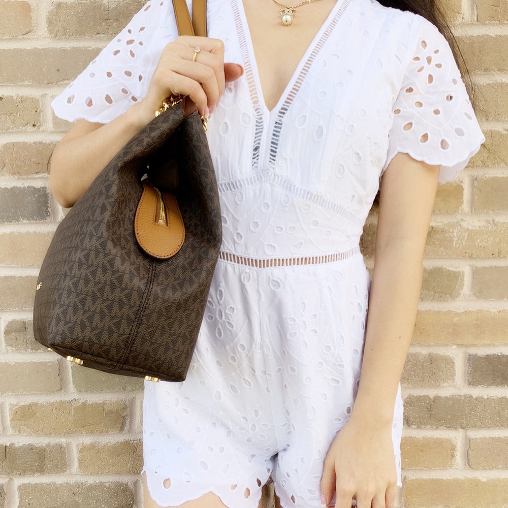 Michael Kors tote Brown Mk new - Picture 3 of 5